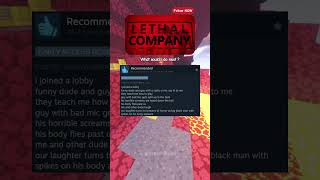 Lethal company  Steam Gold 💎 Steam Gamememes Funny Pcgames Gamers Lethalcompany [upl. by Esau]