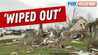 Iowa Town Devastated By Violent Wedge Tornado [upl. by Evvy]