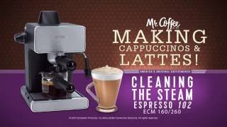 Mr Coffee® Espresso Machines  Cleaning your Espresso Maker [upl. by Idnar]