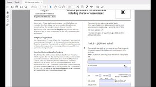 How to complete Form 80  Australia [upl. by Sumner970]