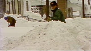 Winter of 1978 marked by blizzard record snowfall [upl. by Oregolac73]