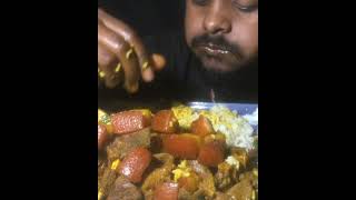 ASMR EATING PORK GRAVY WITH RICE CHAWALREAL MUKBANGNO TALKING VEDIO [upl. by Gunn]