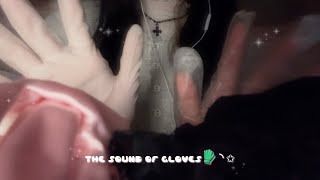 ASMR ✧ 色々な手袋の音🧤ゴム手袋、サテン手袋、レース手袋  The sound of gloves [upl. by Hagerman]