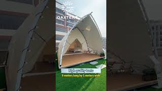 45 m² SailboatShaped Hotel Tent [upl. by Alejna380]