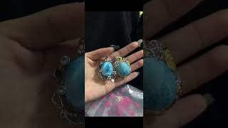 Larimar stone larimar diy [upl. by Slohcin]