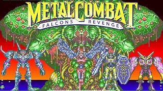 Metal Combat Falcons Revenge  SNES Lightgun Longplay [upl. by Gawlas]