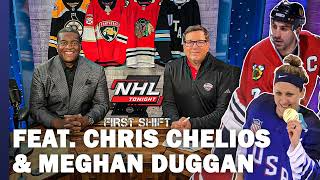 Chris Chelios and Meghan Duggan talk with EJ and Kevin Weekes [upl. by Allesor574]