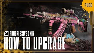 Progressive Skins Upgrade Knowhow  PUBG [upl. by Medeah474]