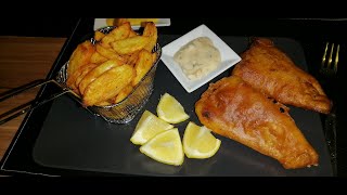 Backfisch aus Bierteig mit frischen Pommes aus dem Airfryer Fish and Chips [upl. by Iorio884]