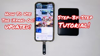 HOW TO USE THE SANDISK IXPAND FLASH DRIVE GO FOR THE IPHONE amp IPAD  SIMPLE TUTORIALS [upl. by Trojan]