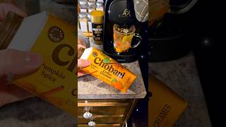 Coffee Time☕️ shorts short coffee chobani LOR nescafe pumpkin fall asmr asmrsounds [upl. by Ynabla846]