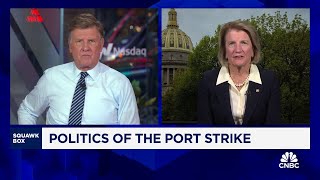 Sen Shelley Moore Capito on port strike President Biden needs to take a more aggressive stance [upl. by Lalittah]