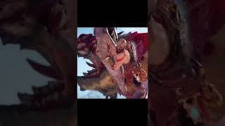 Kratos Vs Dragon Fighter godofwar godofwarragnarok [upl. by Rodenhouse]