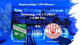 Verbandsliga KV Mutterstadt  Tuß Gerolsheim [upl. by Nylyrehc]