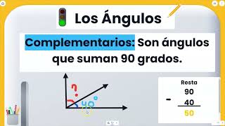 👨‍🏫👨‍🏫 Ángulos Complementarios y Suplementarios ¡Súper Fácil [upl. by Lowson]