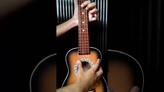 Learn 4 chords of ukulele tutorial beginner ukulele shorts [upl. by Lleze]