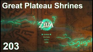 Zelda TOTK  Great Plateau Shrines Part 5 [upl. by Mort338]