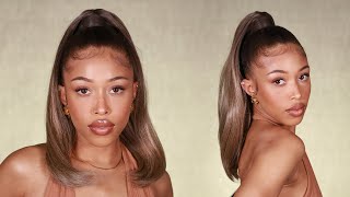 INH Lola Ponytail Indepth Tutorial  Jaleesa [upl. by Oraneg268]