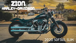 2020 HarleyDavidson FLS Softail Slim 107 in Vivid Black  Zin HD Bike of the Week [upl. by Reidid]