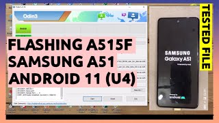 How To Flash Stock Firmware Samsung A51 A515F Android 11 U4  Cara Program Samsung A51 [upl. by Bowers]