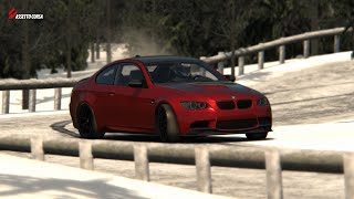 RAW BMW M3 E92 SNOW DRIFTING [upl. by Malinda]