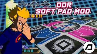 DDR Soft Pad Mod Tutorial Low cost and easy [upl. by Farlee]