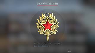 Getting 2020 Tier 6 Service Medal in CSGO [upl. by Olshausen]