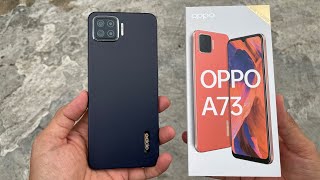 Oppo A73 Navy Blue unboxing camera antutu gaming test [upl. by Olivero49]