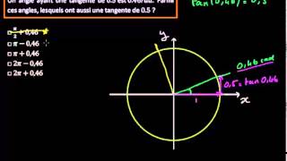 Tangente et angles associés  Exercice [upl. by Jase532]