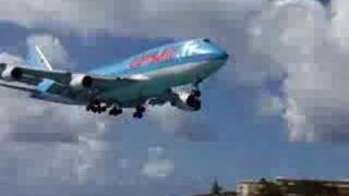 747 landing St Maarten Martin [upl. by Roon17]