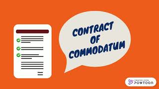 Contract of Commodatum and Contract of Mutuum [upl. by Lleneg]