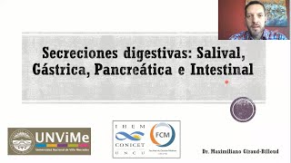 Fisiología digestiva Secreciones digestivas [upl. by Cello]