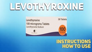 Levothyroxine how to use How and when to take it Who cant take Treatment of hypothyroidism [upl. by Krum]