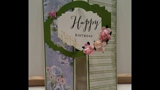 Interlocking Gatefold Card  Tutorial [upl. by Dlaregztif994]