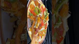 How To Make Plantain and egg frittata  plantain and egg Pizza ghana plantain explore shortfeed [upl. by Anec]