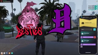 Besties Vs Ballas War Starts  NoPixel 40 [upl. by Yreffoeg]