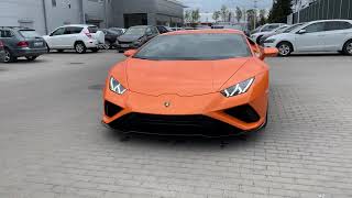 Lamborghini Huracan Evo RWD Arancio Borealis [upl. by Anelat280]