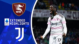 Salernitana vs Juventus Extended Highlights  Serie A  CBS Sports Golazo [upl. by Strage195]