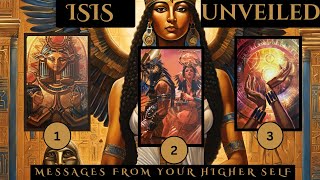 🪷ISIS UNVEILED🪷 Pick a Card Messages From Your Higher Self pickacard goddessisis tarotreading [upl. by Merrie612]