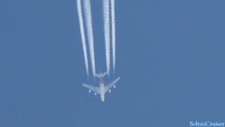 Qantas Airbus A380842 flies over Berlin 05242010 [upl. by Johnnie862]