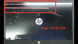 How to use HP DMI tools How to Download DMI TOOL How to Hp Product Information Not Valid Feature [upl. by Etnor246]