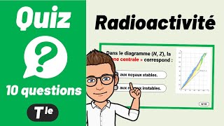 TRANSFORMATIONS NUCLÉAIRES amp RADIOACTIVITÉ 🔟🔟 Quiz  Physique  Chimie [upl. by Anihta]