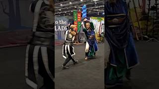 Silver Sabres Combat Academy at MCM Comic Con London LARP mcmcomiccon comiccon larping cosplay [upl. by Nythsa]