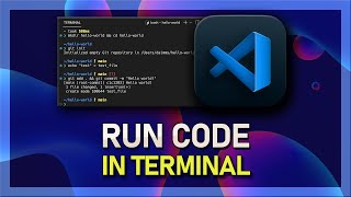 How To Run Code in Terminal in VS Code  Visual Studio Code Tutorial [upl. by Arand]