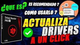 COMO USAR DRIVER BOOSTER ✅ Actualiza o Instala DRIVERS De Tu PC LAPTOP Super Facil Y Rapido [upl. by Lazos]