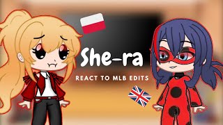 🇬🇧 shera react to MLB edits 🇵🇱 [upl. by Magnusson376]