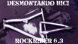 Cómo desmontar una bici Rockrider 63 [upl. by Dennet]