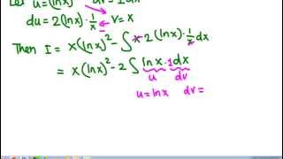 Calculus Integration of ln x2 video 1618 [upl. by Zandra]