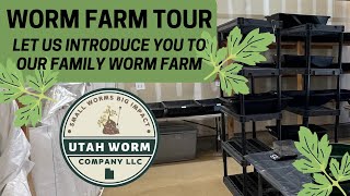 Farm Tour  Utah Worm Company [upl. by Boone]