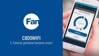 Fantini Cosmi C800 WIFI  Tutorial gestione funzioni smart [upl. by Fessuoy]